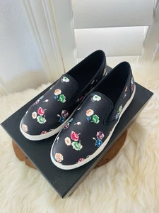 NIB COACH Parkside Wild Flower PVC Leather Slip on Sneakers Size 5/35 Shoes - Picture 1 of 8