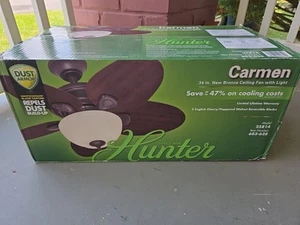 Hunter Fan Company 25814 Hunter Carmen Indoor Ceiling Fan with LED Light - Picture 1 of 3