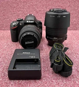 Nikon D3200 Digital SLR Camera + 18-55mm Lens Kit 2642shot From JP - Picture 1 of 17