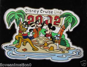 Disney DCL Castaway Cay Pluto Donald Duck Mickey Mouse Logo Pin ** - Bild 1 von 1