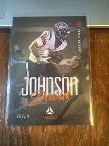 David Johnson 2021 Panini Luminance Naranja Paralelo #41 Texans/50 - Imagen 1 de 4