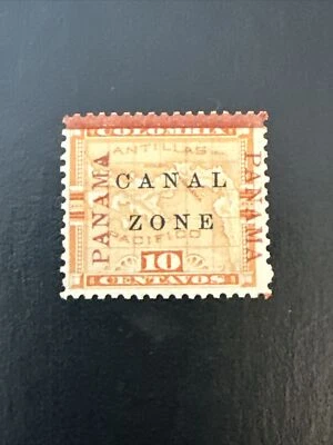US Stamp Canal Zone/Panama #13….Mint Light Hinge - Image 1 of 2