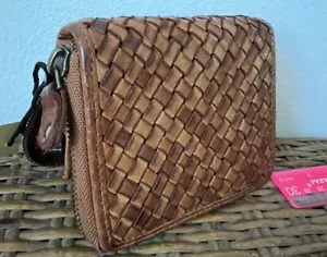 new beautiful MARTA PONTI Portugal ZIP AROUND SMALL WALLET - Picture 1 of 6