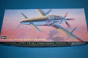 HASEGAWA 51336 - Kyushu J7W1 18-shi Interceptor Fighter Shinden scala 1/72 - Foto 1 di 1