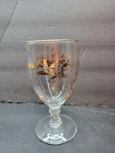 Set Of 2 Homer Laughlin Prairie Wheat Drinking Goblet Mid Century Modern - Picture 1 of 5