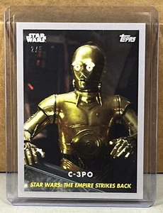 2024 TOPPS Throwback Thursday Star Wars #69 C-3PO Silver Parallel 2/5 - Picture 1 of 3