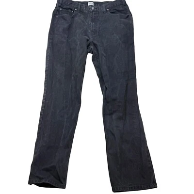 Jeans Cherokee Vintage Para Hombre 39X34 Negro Lavado Denim Calce Relajado Estilo Grunge Foto 1 de 4