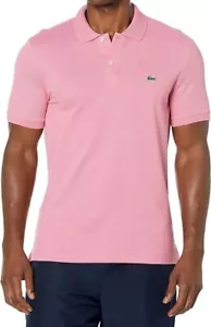 Lacoste Herren Kurzarm Classic Pique Poloshirt, Reseda Pink, L Slim Fit - Bild 1 von 2