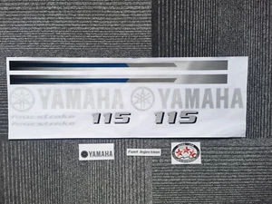 Yamaha 115 hp 4-Stroke Outboard Engine Reproduction Decals Sticker Set - Picture 1 of 7