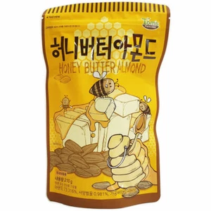 Honey Butter Almond 190g / Korean Crunchy Sanck By Toms Gilim - Picture 1 of 2