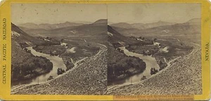 C.P.R.R Hart/Watkins Serie # 299 Truckee R & RR, Lime Point (Telefoto) 1860er - Bild 1 von 1