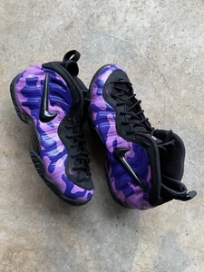 Nike Air Foamposite Pro Purple Camo 2019 Mens Sz 10.5 Penny Hardaway 624041-012 - Picture 1 of 9