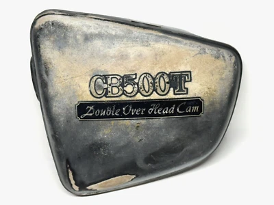 Panel de cubierta lateral izquierdo Honda CB500T 1975-76 doble leva doble DOHC c Foto 1 de 4