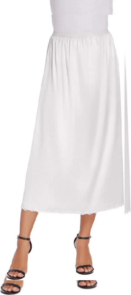 435. Avidlove Women's Half-Slip Lace Hem Underskirt in Pink Size Medium