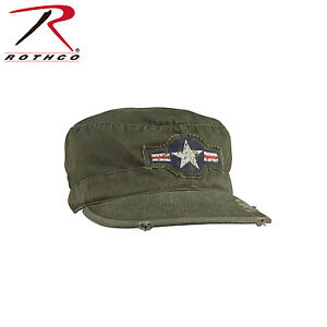 Rothco 4539 Mens Military Hat - Vintage Army Air Corp Fatigue Cap Olive Drab