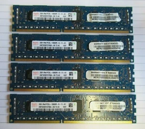 Hynix HMT325R7CFR8A-H9 8GB (4x2GB) PC3-10600 DDR3 ECC CL9 240P DIMM 1.35V Memory - Picture 1 of 3