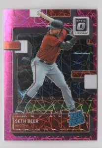2022 DONRUSS RATED ROOKIE PINK VELOCITY Seth Beer /249 Arizona Diamondbacks #58 - Picture 1 of 2