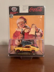 2022 M2 CHASE Coca-Cola SANTA CLAUS SK06 22-26 1970 Ford MUSTANG MACH I 351 - Picture 1 of 6