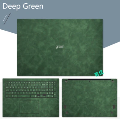Leather Laptop Sticker Skin Decals Cover for LG Gram 17 17Z90N 17Z90Q 2020-2022 - Image 1 of 4