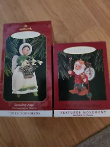 Vintage Hallmark Keepsake Christmas Ornaments Bundle Of 2, NEW - Picture 1 of 3