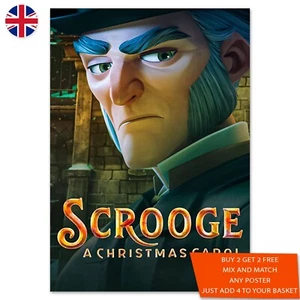 Scrooge A Christmas Carol Movie Poster A5 A4 A3 A2 A1 Maxi Wall Art Film - 2180 - Picture 1 of 2