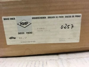 Juego de discos de freno Ford Sierra 1.3 - 1.6 102898 / 982000257 /1629478 - Imagen 1 de 6