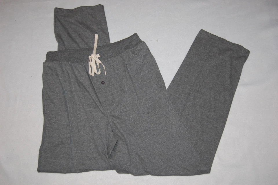 Pantalones de salón para hombre punto suave cintura acanalada GRIS S 28-30 Foto 1 de 1