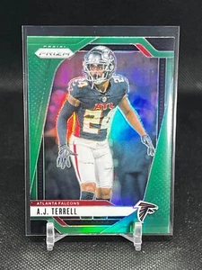 2024 Panini Prizm Football Green Prizm A.J. Terrell #15 RC - Picture 1 of 2