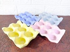 Ceramic Egg Tray For 6 Eggs (Set of 4 Tray) - Kitchen Collectibles