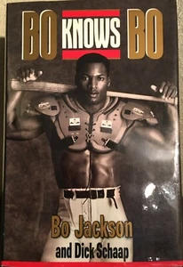 BO KNOWS BO by Bo Jackson and Dick Schaap (1990, HC/DJ) Facsimile Autograph - Picture 1 of 11