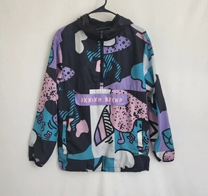 Reason Brand Party Block Anorak Jacket Size Small Flaw Mens - Picture 1 of 10