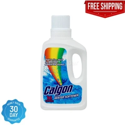 Calgon Water Softener, 32oz Bottle, Laundry Detergent Booster Free & Fast