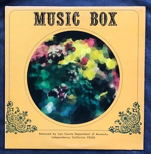 MUSIC BOX by INYO COUNTY DEPT. OF MUSEUMS - 1968 LP 39487 - Fast Shipping - Imagen 1 de 2