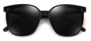 Neue Trend Damen Sonnenbrille - quadratisches Gestell Sonnenbrille Mode - schwarz Modell 002 - Bild 1 von 3