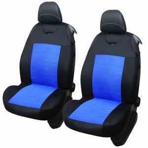 2 Blue Front Car Seat Covers for Isuzu D-max Rodeo Trooper - Picture 1 of 7