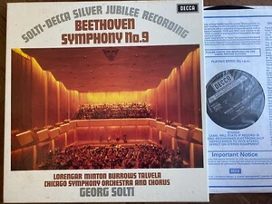 6BB 121/2 Beethoven Symphony No. 9 / Solti 2 LP box HP LIST - Picture 1 of 1