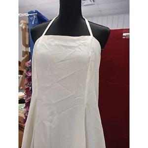 Wedding Dress White Halter Neck - Picture 1 of 4