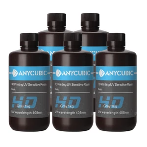 5KG ANYCUBIC HD Grau UV Harz Standard Grey UV Harz für LCD 3D Drucker M5S - Bild 1 von 11