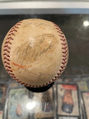 1971 PITTSBURGH PIRATES WORLD CHAMPS TEAM SIGNED BASEBALL ROBERTO CLEMENTE JSA - Image 1 of 4