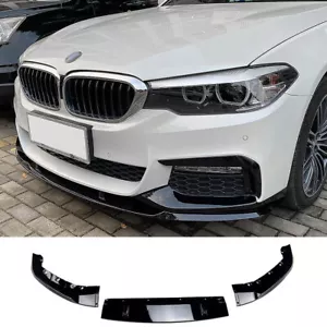 ✅ Spoiler Lip Splitter Front for BMW 5er G30 G31 M-SPORT Package New - Picture 1 of 9