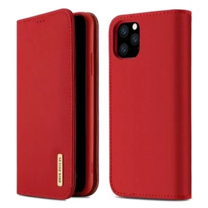 DUX DUCIS Wish Book Case Schutzhülle Kartenfach für iPhone 11 Pro Max Rot - Bild 1 von 5