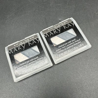 Mary Kay Mineral Eye Color Quad ~ BLACK ICE ~ LOT OF 2 NEW IN BOX - Image 1 of 2
