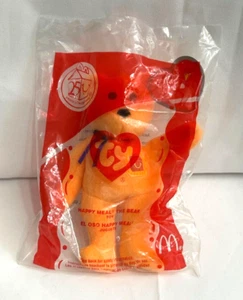 Mcdonalds Ty Teenie Beanie Baby Happy Meal the Bear 30 Years of Happiness #7 - Picture 1 of 6