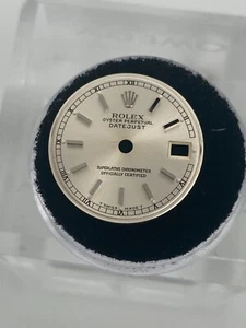Genuine Rolex Datejust 26mm silver Dial Sticks markers 6916 69160 179160 - Picture 1 of 2