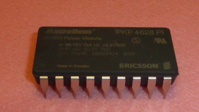 2PCS ERICSSON PKF4628PI DC/DC 48V POWER MODULE IN 38-72 OUT +5V/+3.3V 6W DIP-18 - Image 1 of 4