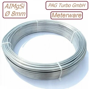Aluminiumdraht Runddraht Ø 8mm weich AlMgSi für Blitzschutz Erdung - Meterware - Bild 1 von 4