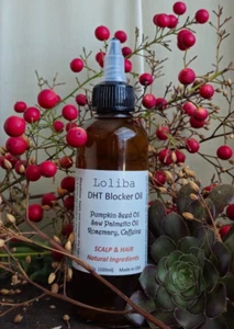DHT Blocker Oil with Saw Palmetto, Pumpkin seed Oil, Caffeine (3.5 oz/100 ml) - Picture 1 of 5
