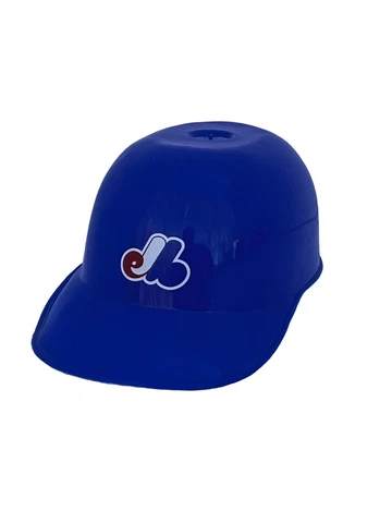 Vintage Montreal Expos 5.5" Mini Baseball Helmet Plastic Ice Cream Bowl MLB Hat Cover