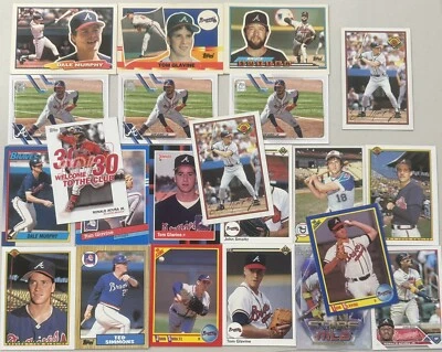 Lote de cartões de beisebol Atlanta Braves ~ Ronald Acuna Jr. Dale Murphy - Imagem 1 de 4