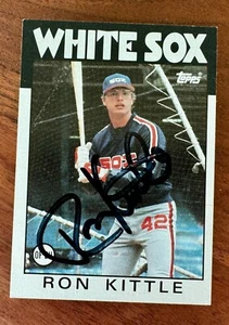 Ron Kittle 1986 Topps Autographed Card White Sox - Picture 1 of 1